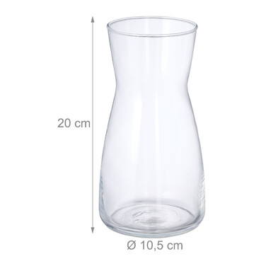 Relaxdays Glass Vase