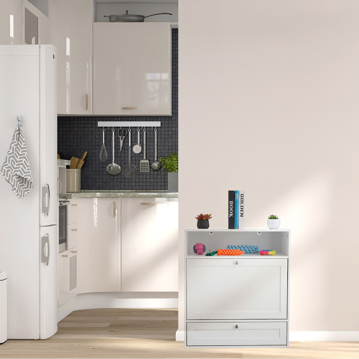 Relaxdays Dog Feeding Cabinet