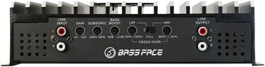 Автомобільний підсилювач Bass Face DB2.1, 2-канальний, стерео, 800 Вт