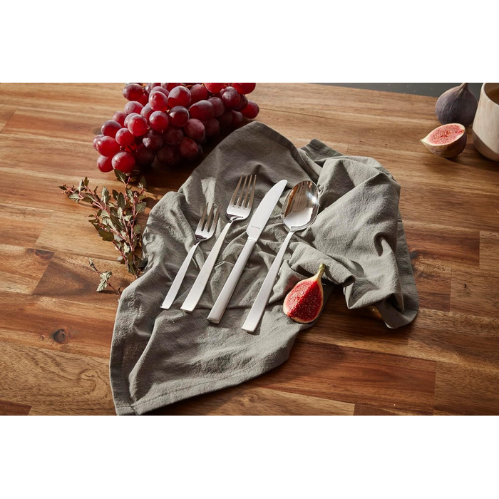 Amefa 1316 Fresh Cutlery Set for 12 People, 60-Piece Cutlery Set, Stainless Steel, Dishwasher-Safe Cutlery, Dinner Cutlery, Table Cutlery Fresh 60-Piece