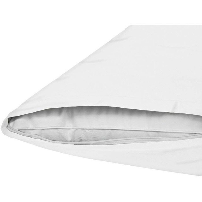 Наволочка для подушки для сну на боці Hefel, бавовна, 35x160 см, біла