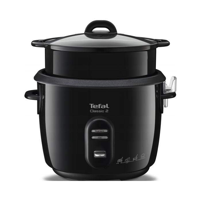 Електрична каструля Tefal Classic RK1038, 700 Вт, 5 л, чорна