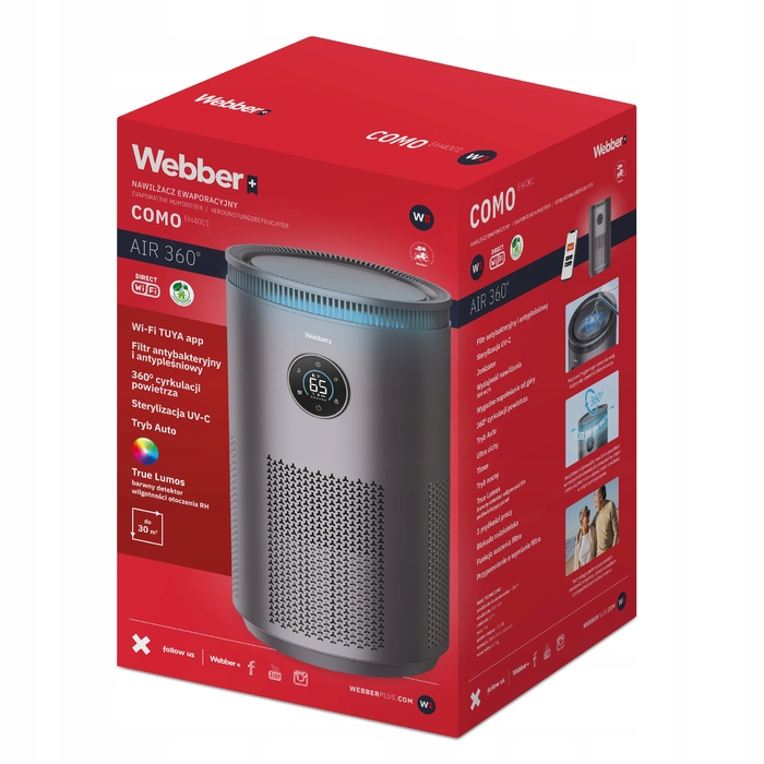 Традиційний зволожувач повітря WEBBER Como EH4001