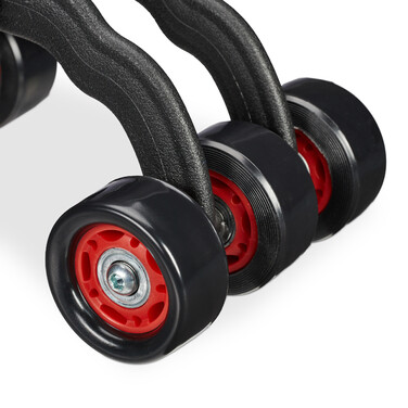Relaxdays Abdominal Roller with 5 Wheels and Knee Pad