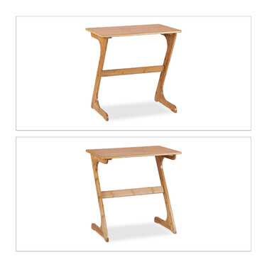 Relaxdays Bamboo Laptop Table