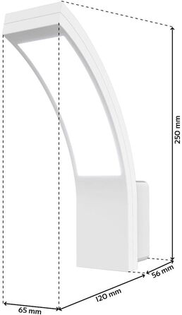 LongLife LED вуличний світильник 15W, IP54, нейтральний білий колір світла, для саду, огорожі, доріжок | LongLife LED