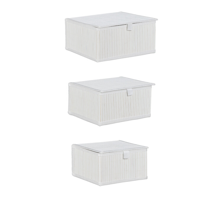 Relaxdays Storage Baskets - Set of 3