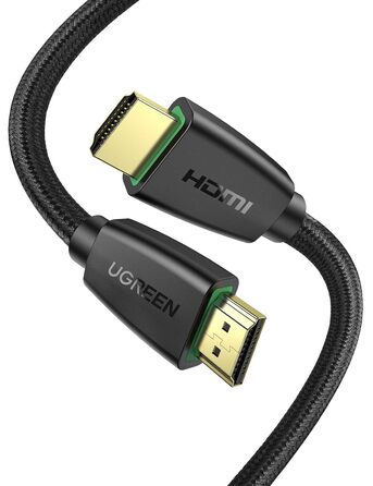 Кабель HDMI UGREEN 4K 60Hz UHD 2.0 з підтримкою ARC, HDR, 3D, Ethernet, 18Gbps, 2 метри (1.0м), сумісний з TV, монітором, Blu-ray, PS5/PS4/PS3, Xbox Series S, Soundbar