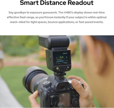 Спалах Godox V480 O TTL для Olympus та Panasonic: LED-лампа, X Wireless, GN50, HSS 1/8000s, Touchscreen