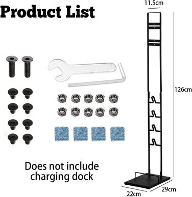 Тримач для пилососа Dyson V11/V10/V8/V7/V6/DC58/DC59/DC62/DC74 - підлого кріплення без свердління