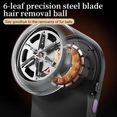 Електричний видалення ворсу 9000 об/хв бездротовий, з LCD-дисплеєм. Потужний видалення ворсу для одягу, диванів, ковдр. В комплекті захисна сітка