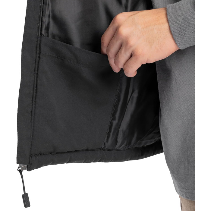 Чоловічий жилет ATG з утеплювачем, чорний (XL)