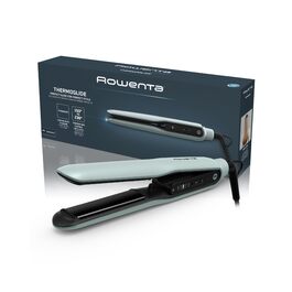 Випрямляч для волосся Rowenta Thermoglide SF5120E0 Titanium, 5 режимів (170-230°C), чорний/синій