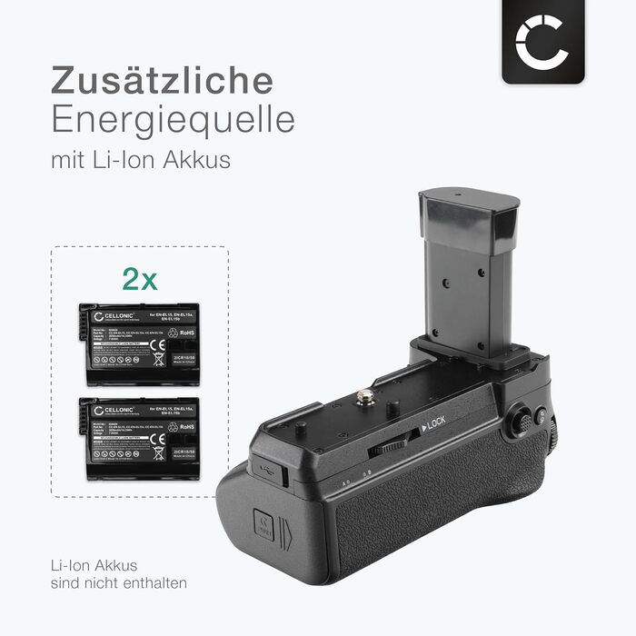 Насадка-ручка CELLONIC для Nikon Z6 II, Z7 II з акумулятором EN-EL15