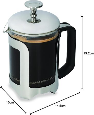 Кавоварка French Press La Cafetière Roma, нержавіюча сталь, 4 чашки, срібляста