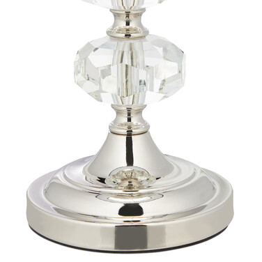 Relaxdays Table Lamp, Crystal and Velvet in Green