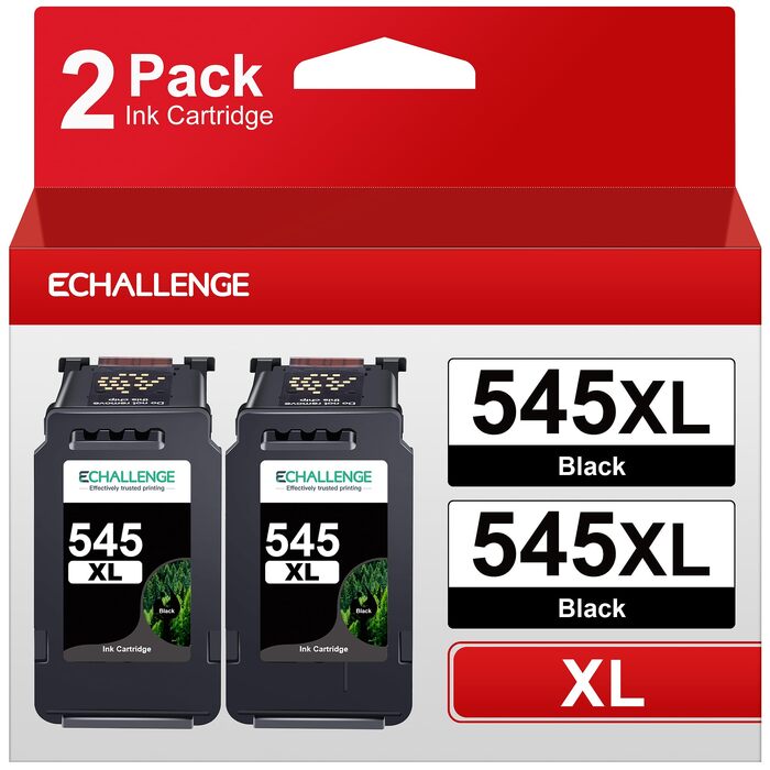 Картридж ECHALLENGE PG 545 XL чорний (замінник Canon 545), набір 2 шт. для принтерів Canon Pixma TS3350, TS3150, MG2550s, MG3050, MG2950, MX490, MX495, TR4550, TR4551