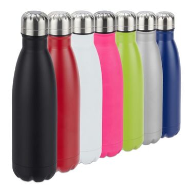 Relaxdays Stainless Steel Water Bottle