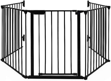 Вольєр для цуценят 8-секційний, вольєр для вигулу собак з захисним тентом, гнучкий та складаний вольєр для собак, загородження для цуценят, кроликів та дрібних тварин - 80 * 60 см (8 шт.)