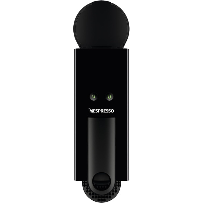 Кавова капсульна машина Nespresso Krups XN1108 Essenza Mini, 19 бар, 1260 Вт, 0,6 л, енергозбереження, чорна, без капучинатора