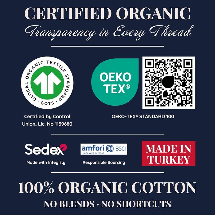 Набір постільних придатків Snuzpod 3 & 5: 2 шт. з органічної бавовни GOTS, 200gsm - м'які та товсті