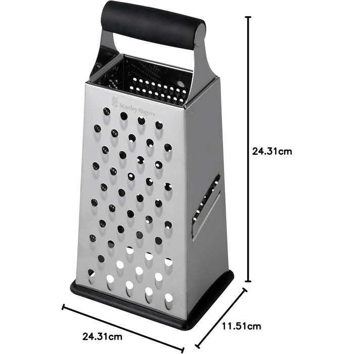 Шкребок Stanley Rogers з квадратним лезом та антиковзким дном – високоякісна нержавіюча сталь, м'який на дотик грифель, придатний для миття в посудомийній машині