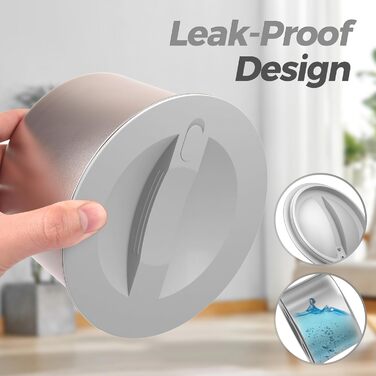 Електрична ланчбокс 80W для дорослих з термосумкою, нержавіюча сталь, виделка та ложка, 2 контейнери по 1.5л, 3-в-1, 12/24/110~230V, витокозахист, ланчбокс для авто, вантажівки, офісу (сірий, 1.2л, євро-штекер)