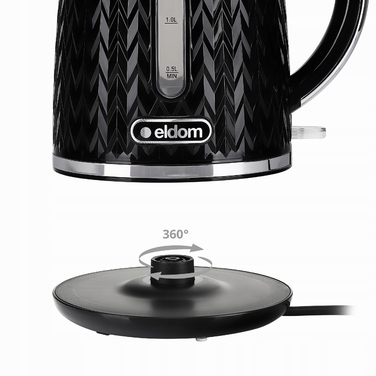 Електричний чайник Eldom C260C Nelo 2000 Вт, чорний