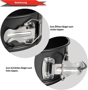 Форма для випічки Wenco Premium Mini-Springform, кругла, Ø 18 см, з антипригарним покриттям, з вуглецевої сталі, м'ятно-зелена (Версія 2022)