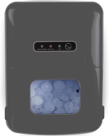 Машина для приготування льоду DOMO DO9253IB - 9 кубиків за 9 хвилин, 12 кг/день, бак 1.8L, з нержавіючої сталі