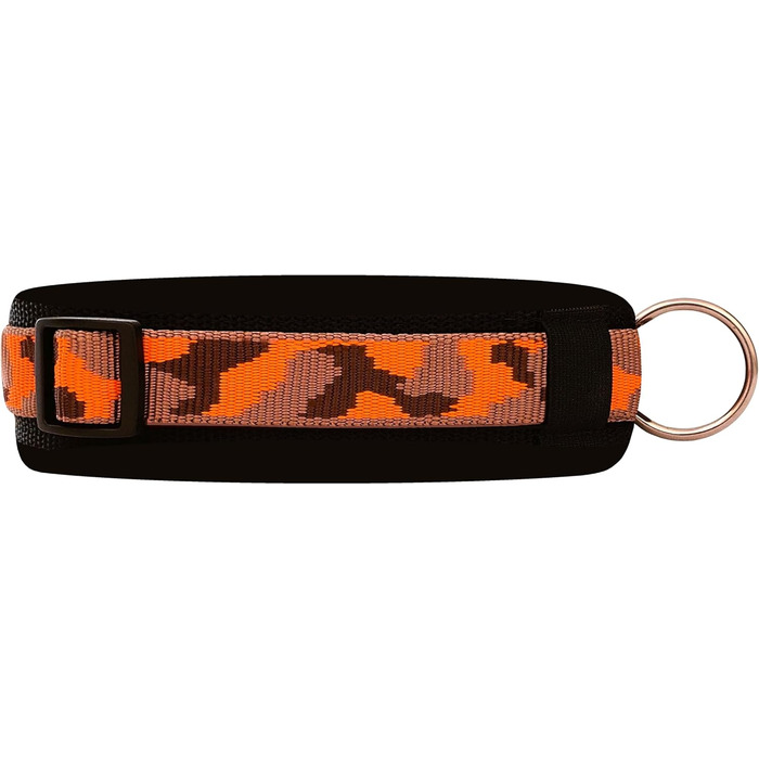 Нашийник для собак BuddyPack широка та м'яка пов'язка з неопрену, всі розміри, кольоровий (XXS (29-34 см), світло-коричневий-помаранчевий-темно-коричневий)