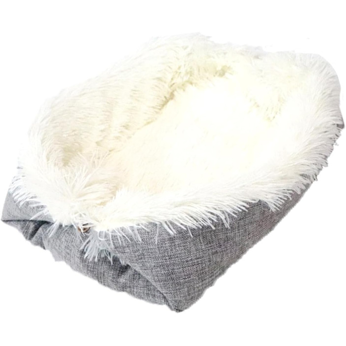 Ліжко для кота YUYTE, миється, для дому, тепле, зручне, підходить для будь-якої пори року (біле)