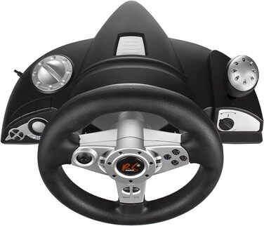 Ігрове кермо RS700 з педалями, газом та гальмом, 270° кут повороту, вібрація, сумісність з PS4/PS3/Xbox One/PC/Android