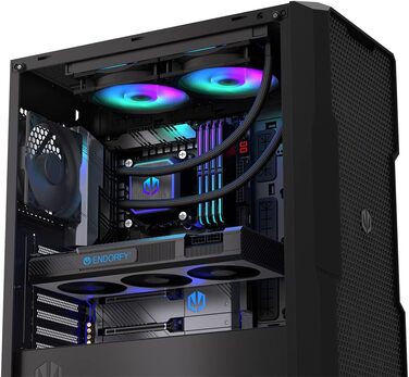 Система водяного охолодження Endorfy Navis F240 ARGB – 240мм радіатор, PWM-насос, 2 вентилятори Fluctus 140 PWM ARGB, сумісна з Intel LGA 1700/1200/115x та AMD AM5/AM4