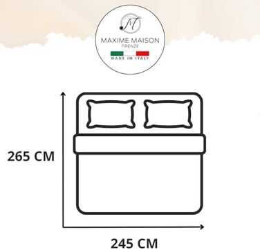 Тagesdecke 240x260 см Чорний/Сірий: двостороння постільна ковдра для дволіжка, стегане покривало з мікрофібри, Made in Italy
