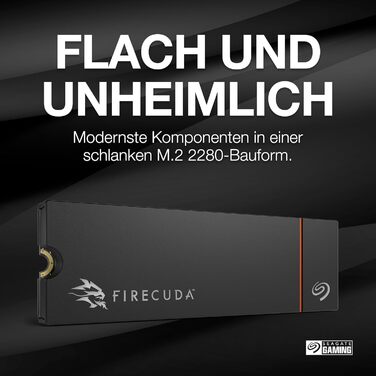 SSD Seagate FireCuda 530R 4TB NVMe Gen4 PCIe 3.0 для PC/PS5, 7400 MB/s, 3D TLC NAND, 5.050TBW, Data Rescue Service