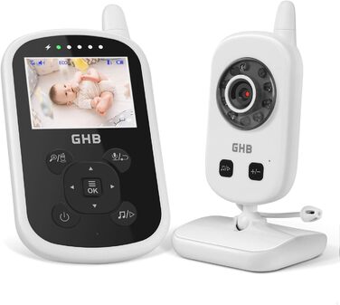 Дитячий аудіомонітор GHB з LCD екраном (чорний)