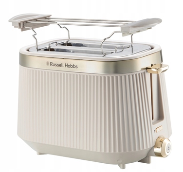 Тостер Russell Hobbs Bronte 26761-56, Кремово-бежевий/Коричневий, 980 Вт