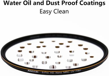 Фільтр UV JONGSUN 105mm S-Pro HD Nano MRC з багатошаровим покриттям B270 для захисту від ультрафіолету