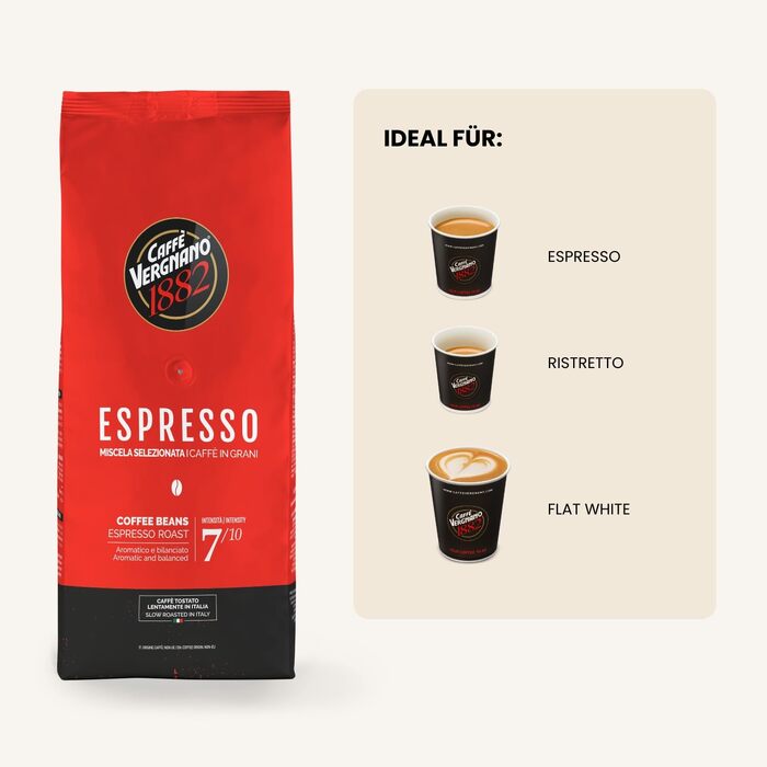 Кава в зернах Caffè Vergnano 1882 Espresso, 1 кг
