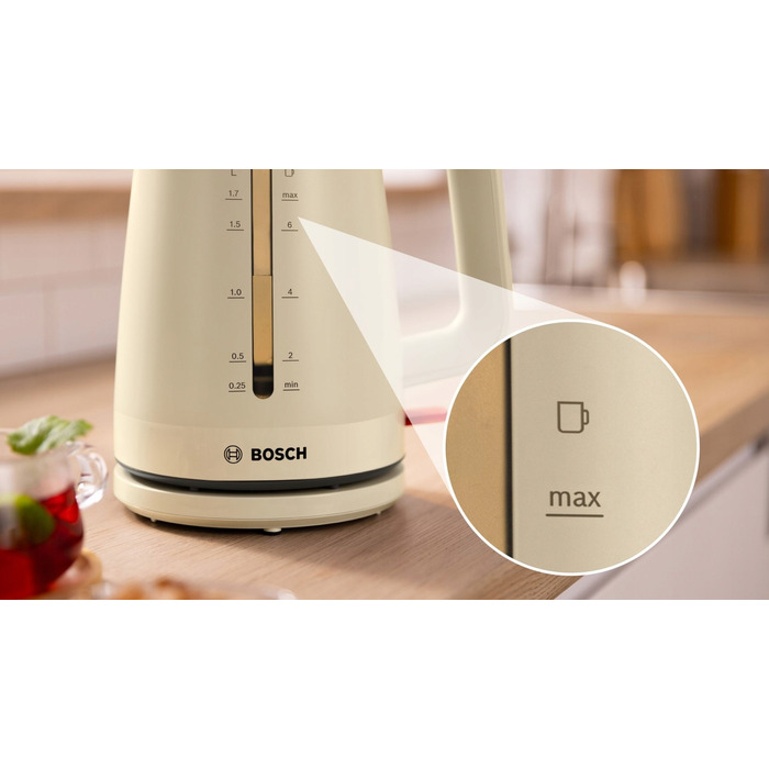 Тостер Bosch MyMoment TAT3M127, 950 Вт, на 2 тости, з функцією розморожування, бежевий