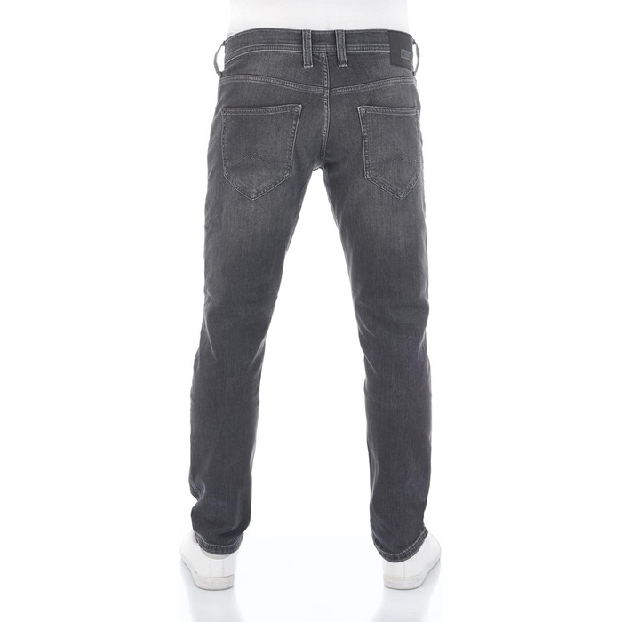 Джинси чоловічі MUSTANG Oregon Tapered, Used Black Denim (44W/34L) - Оригінал