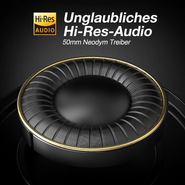 OneOdio Pro 50: Hi-Fi навушники для DJ та студії, 50мм драйвер, Share-Port, 6.35/3.5mm, чорний