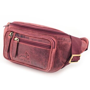 Сумка на пояс Fa.Volmer Palma з екошкіри (Used Look) для жінок та чоловіків | Регульований ремінь до 130 см