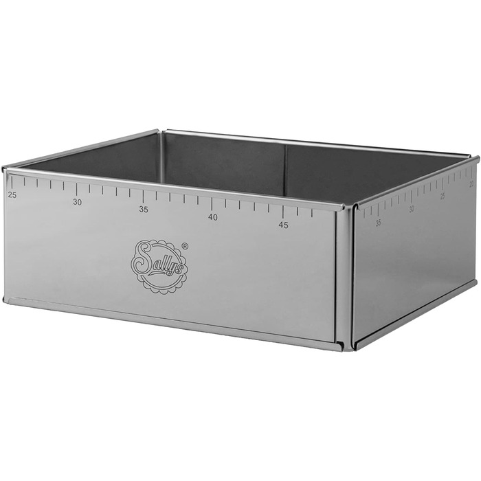 Sallys Backform Backring Tortenring round, rectangular, square, various sizes and shapes (baking molds, 24x19 cm up to 32x46 cm - 10 cm height)