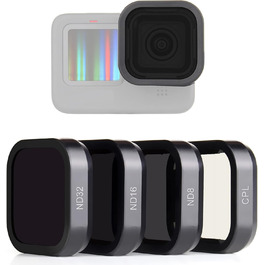 Фільтри SOONSUN для GoPro Hero 12 11 10 9: CPL, ND8, ND16, ND32 (4 шт.)