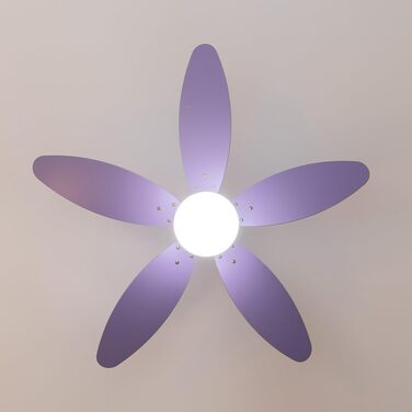 Стельовий вентилятор Cecotec EnergySilence Aero 4260 Purple 40W з LED підсвіткою, пультом, таймером та 6 швидкостями