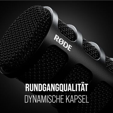RØDE PodMic – динамічний мікрофон XLR/USB для подкастів, стрімінгу, геймінгу, музичного виробництва та контент-мейкінгу