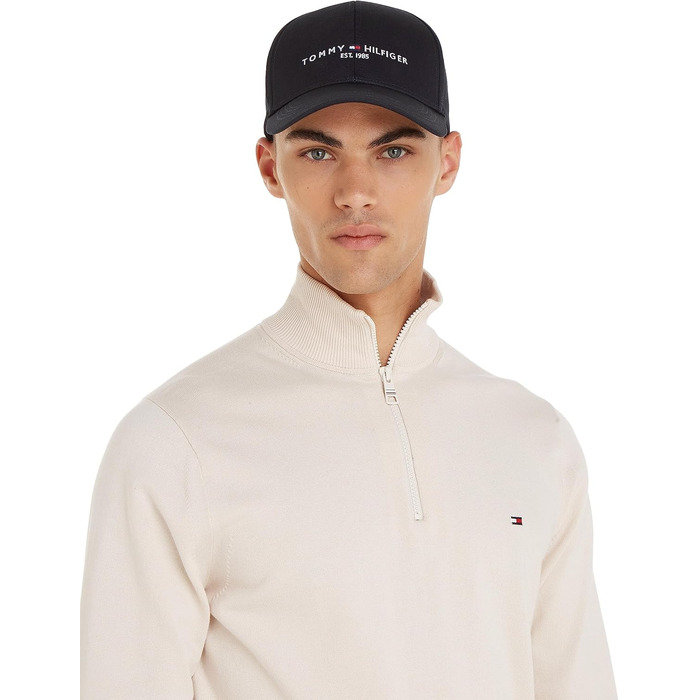 Кепка Tommy Hilfiger чоловіча TH Established, чорна