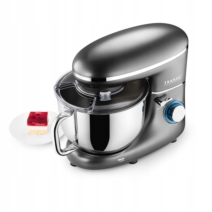 Кухонний комбайн Transa Electronics GrayChef 3000, 2300 Вт, сірий